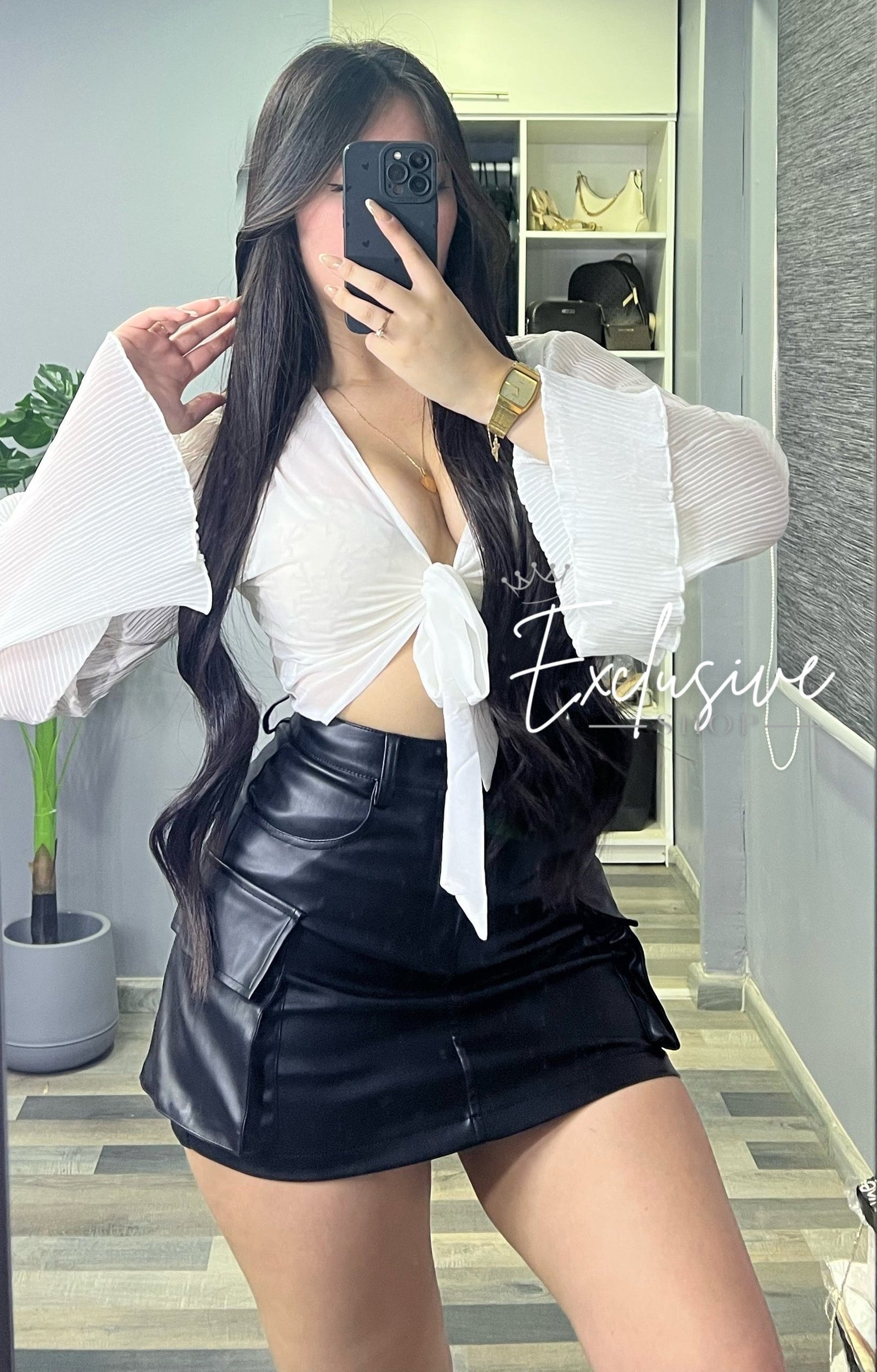 Camisa Plisada